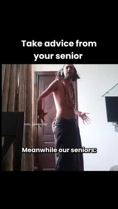 MeanWhile Seniors....!!