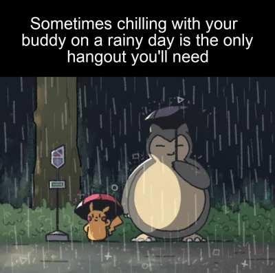 It's a relaxing time