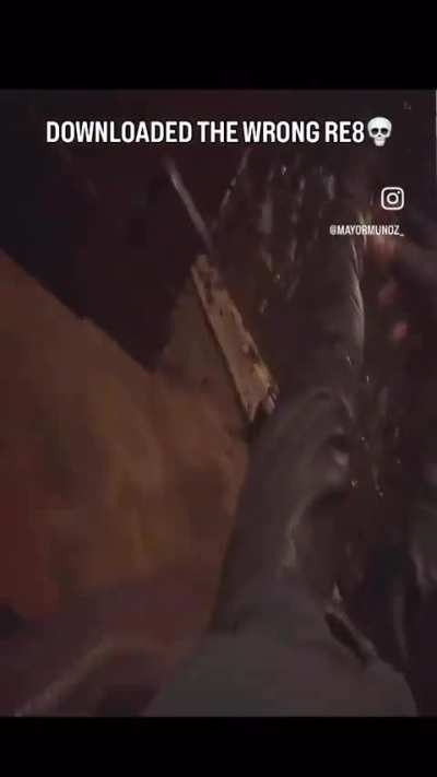 I think I got the wrong resident evil game. Someone’s even talking in my game