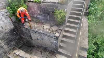 I have spent too much time on r/powerwashingporn thinking that it would be awesome to do this for a job. I now run my own PW business. I am humbled by how the support of so many internet strangers can have such a positive effect on an individual. Thank yo