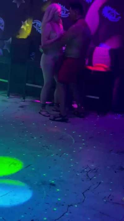 Dancing naked at Fantasyfest