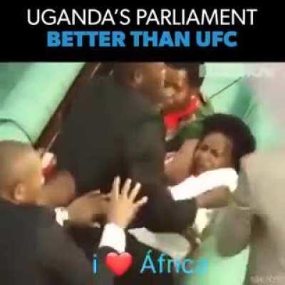 Politics aren't boring in Uganda