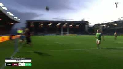 Tyrone Green scores with a superman finish