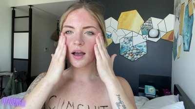 Leaving it on and playing with it 😋