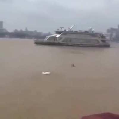 To save a drowning man