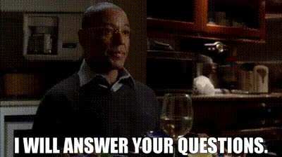 I will answer to all questions satisfactorily in this thread with only GIFs from BB/BCS