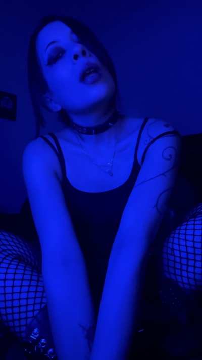 You look so blurry, and that's okay [smoking]