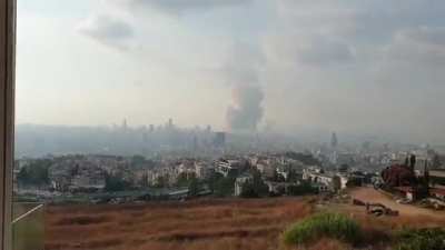 Video of the Beirut Explosion filmed from Faiyadiyeh