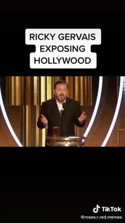 Ricky Gervais nailed this