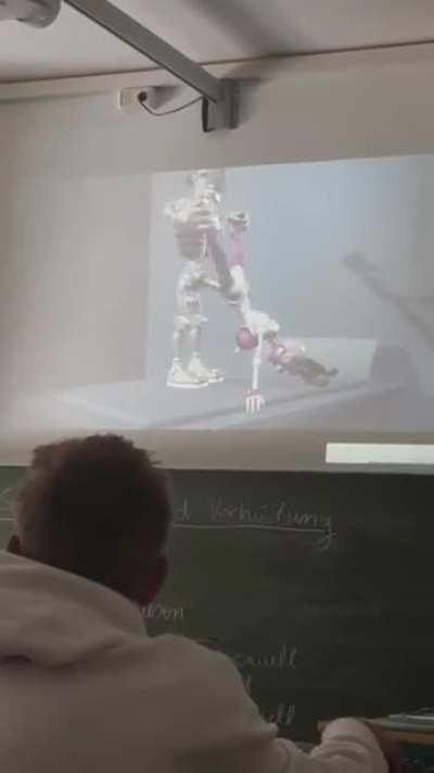 Just a normal school day.