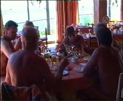 Visiting Costa Natura Naked Village - buffet