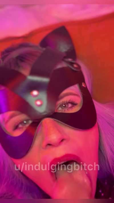 Bad kitty loves how masters 6” cock feels in her mouth