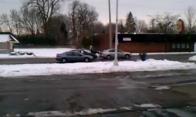 That's one way to push your car