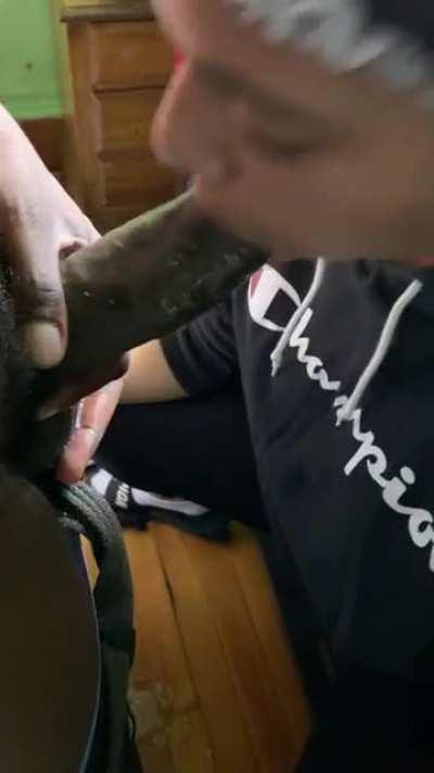 I nutted all in her mouth