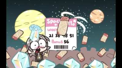 Black Swan Giving You The Luck with Cartoon SFX