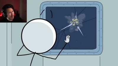 Markiplier laughs at Charles's death