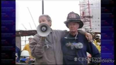 Apologies if this has been pointed out before. I was showing my dad s1 and he noticed that the end of Homelander's speech after flight 137 went down was almost word for word a Bush speech after 9/11