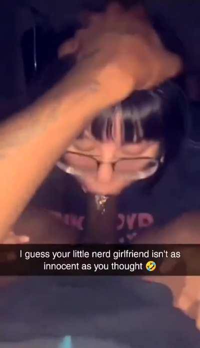 Last time I asked my gf for a blowjob she said they weren't enjoyable and that she doesn't like cum in her mouth. Then I recieve this later that same day.