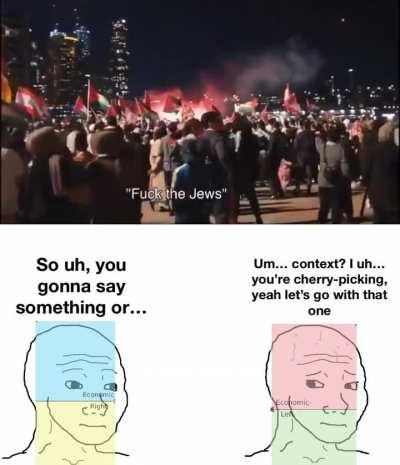 Crazy, maybe having your ideology based on “victimhood” can lead to contradictions