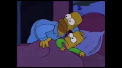 Homer Tells Bart Something