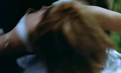 Sirpa Lane takes a werewolf in La Bete (1975)