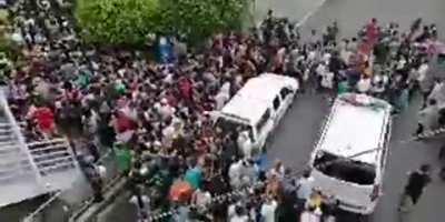 This is the situation this morning at the SM San Lazaro vaccination site