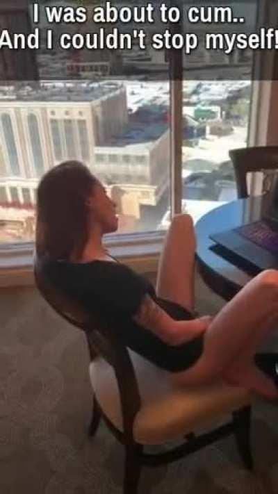 Caught my daughter masturbating so I came on her.