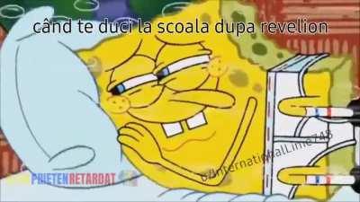 POV: te duci la scoala dupa revelion
