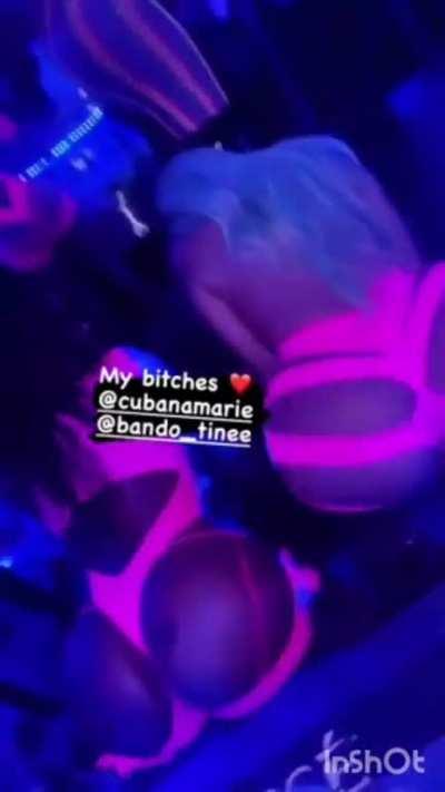 Bando_tinee and cubanamarie twerking