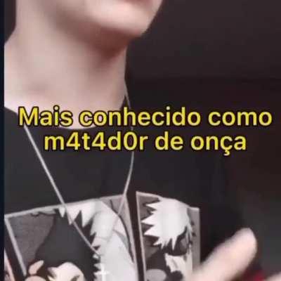 Cê o bixão mermo hein doido.