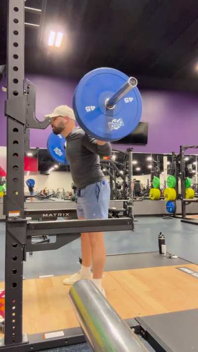 Back is sore/in pain after squatting these last couple weeks. I fixed my form a bit this time around (bracing, holding my breath, and not flexing forward) but I still feel it.