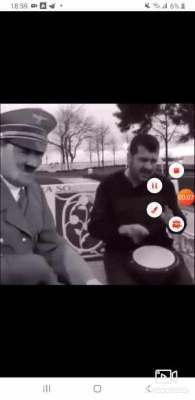 Austrian boi vibin before heading to the bunker