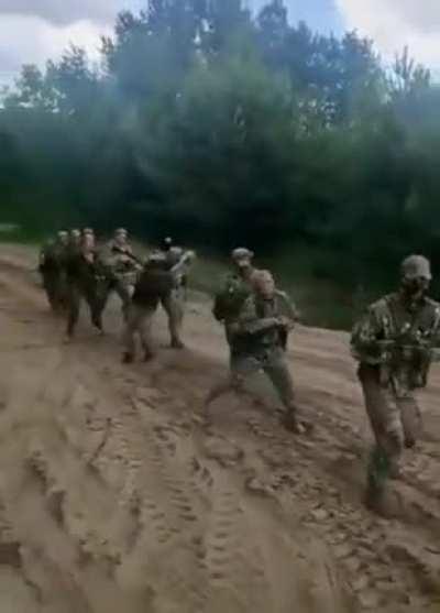 Putin wanted a parade so bad so the Ukrainian Army responded with its own parade after taking Lyman