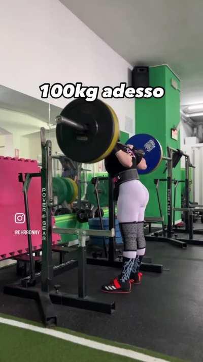 100kg weight lifting practice 