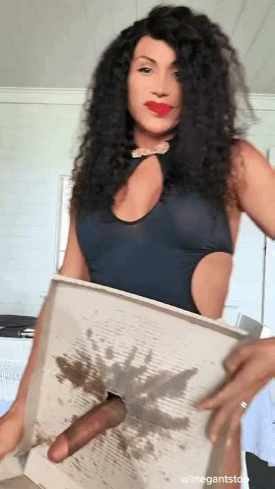 I'll give you the pizza, you'll pay with your mouth and your ass...
