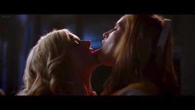 Samara Weaving (with Bella Thorne) in The Babysitter 
