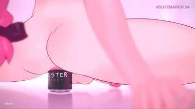 Love the way his tight boy pussy wraps around the can, it's lovely. 😘