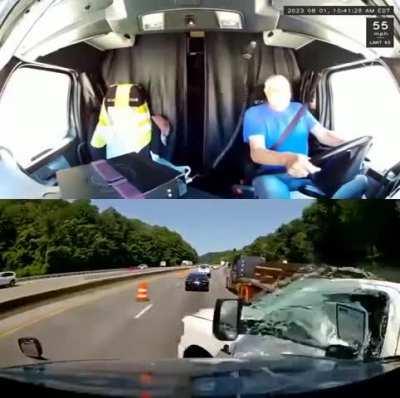 One second before second disast