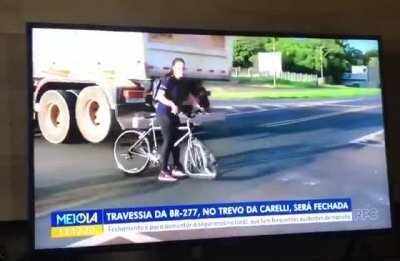 Crossing the street without looking both sides