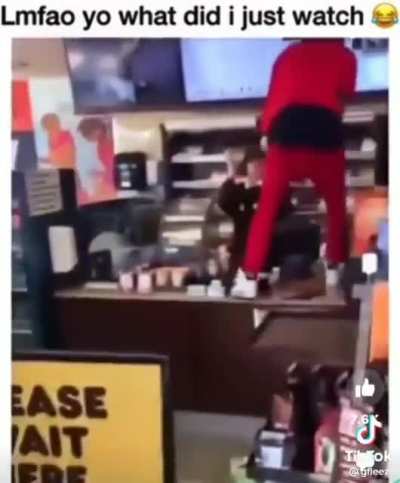 bro was just tryna get his food