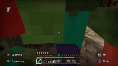 I was working on my first mob grinder ever and this happened.