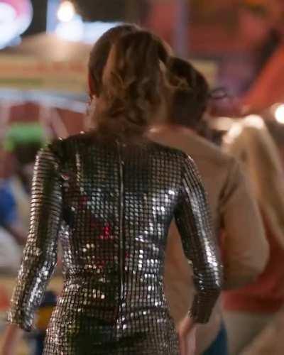 Victoria Justice disco ball dress