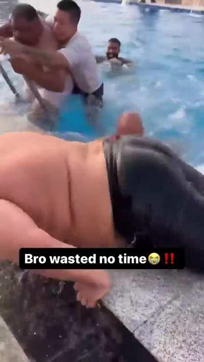 Imagine swimming peacefully then seeing this in the water