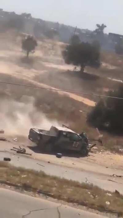 PNS ambush on LNA patrol in Libya.