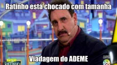 Ratinho está chocado