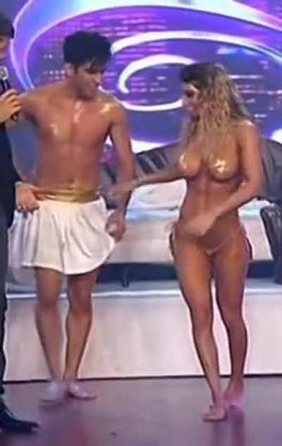 Petite Spanish Dancer with Fantastic Tits