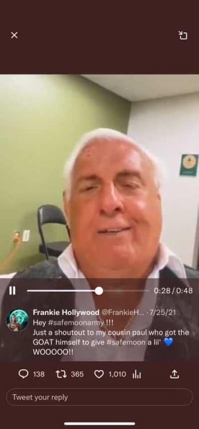 The Nature Boy, Ric Flair in the house!