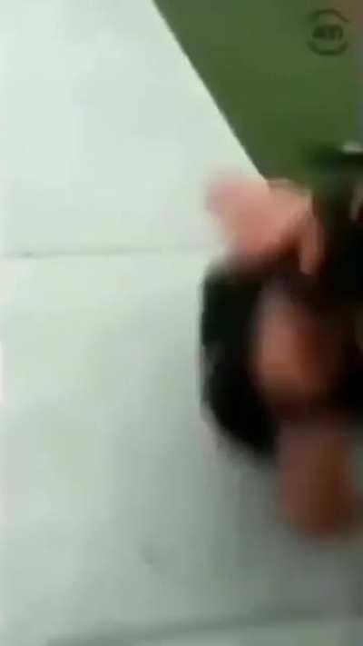 Guy gets soul kicked out of him