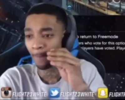 Flight blowing in mic is always hilarious