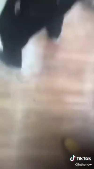 Cool head saving Walmart from a fire 🔥